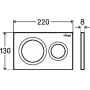 Przycisk spłukujący do wc stal 773786 Viega Visign zdj.2
