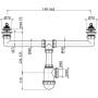 Syfon zlewozmywakowy A449DN5040 Alca zdj.2