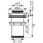 FDesign Kleome FD730811 korek do umywalki zdj.2