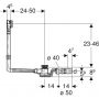 Geberit Uniflex 150751216 syfon do wanny zdj.2