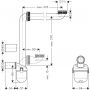 Syfon do umywalki rurowy biały 54235000 Hansgrohe zdj.2
