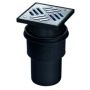 Wpust podłogowy 13 cm stal 4521011 Kessel Practicus zdj.1