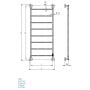 Grzejnik elektryczny 146.2x65.7 cm NI2SSL P.M.H. Niklas zdj.2