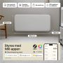 Grzejnik konwektorowy 8.6x40 cm 1000 W PA1000WIFI4 Mill Steel zdj.3