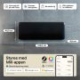 Grzejnik konwektorowy 8.6x40 cm 1300 W PA1300WIFI4B Mill Steel zdj.2