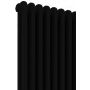 Grzejnik pokojowy 180x18 cm podłączenie dolne czarny IRSTES218004K1 Irsap Tesi 2 zdj.4