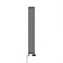 Grzejnik łazienkowy dekoracyjny 180x23 cm czarny 55026300 Oltens Stang zdj.3