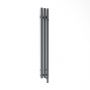 Grzejnik elektryczny z grzałką 120x15 cm grafit 55131400 Oltens Stang zdj.1