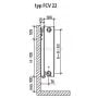 Grzejnik pokojowy 40x120 cm podłączenie dolne F0A2204012011300 Purmo Plan Ventil Compact zdj.3