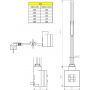 Grzałka elektryczna 400 W chrom KTXC400 Sapho KTX zdj.2