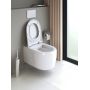 Miska WC wisząca bez kołnierza biały połysk 2556090000 Duravit Qatego zdj.5