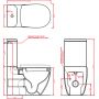 Miska kompakt WC biały FLV0030100 Art Ceram File 2.0 zdj.2