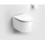 Miska WC z deską wolnoopadającą wisząca bez kołnierza biały połysk IB0401140 Clou InBe zdj.1