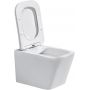 Miska WC z deską wolnoopadającą wisząca bez kołnierza biały połysk WALLHUNGTOILETWHITEE1060A Comad Wall Hung Toilet zdj.7