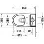 Miska kompakt WC 25120900002 Duravit No. 1 zdj.2