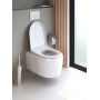 Miska WC wisząca bez kołnierza biały połysk 2556090000 Duravit Qatego zdj.8