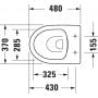 Zestaw miska + deska wolnoopadająca 41840900A1 Duravit No. 1 zdj.2