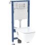 Zestaw miska z deską i stelaż 118344003 Geberit Duofix Basic zdj.1