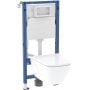 Zestaw miska z deską i stelaż 118346003 Geberit Duofix Basic zdj.1