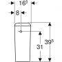 Spłuczka 500490011 Geberit Selnova Square zdj.3