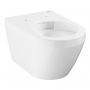 Miska WC wisząca bez kołnierza ze spłukiwaniem wirowym biały połysk 102485SH00 Grohe Euro Ceramic zdj.5