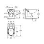 Miska WC wisząca bez kołnierza biały połysk 112948SH00 Grohe Bau Ceramic zdj.2