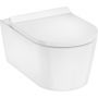 Miska WC z deską wolnoopadającą wisząca bez kołnierza ze spłukiwaniem wirowym biały połysk 60344450 Hansgrohe EluPura S zdj.1