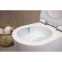 Miska WC z deską wolnoopadającą wisząca bez kołnierza ze spłukiwaniem wirowym biały połysk 60344450 Hansgrohe EluPura S zdj.5