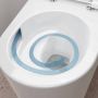 Miska WC z deską wolnoopadającą wisząca bez kołnierza ze spłukiwaniem wirowym biały połysk 60344450 Hansgrohe EluPura S zdj.6