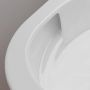 Miska WC z deską wolnoopadającą wisząca bez kołnierza ze spłukiwaniem wirowym biały połysk 60344450 Hansgrohe EluPura S zdj.8