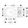 Miska kompakt WC biały 62034450 Hansgrohe EluPura S zdj.2