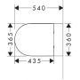 Miska WC z deską wolnoopadającą wisząca bez kołnierza biały połysk 60309450 Hansgrohe GladeLake S zdj.2