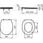 Deska sedesowa biała E131601 Ideal Standard Eurovit zdj.2