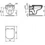 Miska WC wisząca T331101 Ideal Standard Tempo zdj.2
