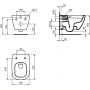 Miska WC wisząca bez kołnierza biały T558801 Ideal Standard Tesi zdj.2