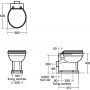 Miska WC stojąca U471201 Ideal Standard Waverley zdj.2