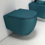 Miska WC wisząca bez kołnierza zielony mat 10NF020042P Isvea Infinity zdj.6