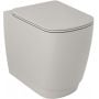 Miska WC stojąca bez kołnierza ze spłukiwaniem wirowym szary mat 27WCB03O2 Kludi Resa S zdj.1
