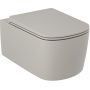 Miska WC wisząca bez kołnierza ze spłukiwaniem wirowym szary mat 27WCW01O2 Kludi Resa S zdj.1