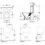 Miska kompakt WC biały 5689R0R1 Villeroy & Boch O.Novo zdj.2