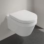 Zestaw miska z deską wisząca bez kołnierza biały 4694HR01 Villeroy & Boch Architectura zdj.6