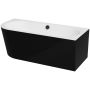 Wanna narożna 170x75 cm prawa czarna #WAA17ABPCN Besco Avita A-Line B&W zdj.1