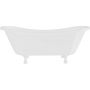 Wanna wolnostojąca 189x76.5 cm owalna biała #WKA190WB Besco Amelia zdj.1