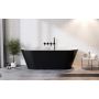 Wanna wolnostojąca 170x80 cm owalna biała-czarna #WWA170DMBB Besco Deeva zdj.3
