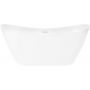 Wanna przyścienna 170x77 cm owalna biała E043XLWH Corsan Nauti zdj.1