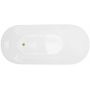 Wanna wolnostojąca 170x74 cm owalna biała V038XLBGL Corsan Estella zdj.4