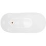 Wanna wolnostojąca 170x74 cm owalna biała V038XLGL Corsan Estella zdj.4