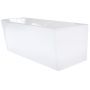 Wanna narożna 150x75 cm prostokątna biała E230MPSWH Corsan Intero zdj.3