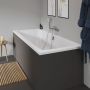 Wanna prostokątna 180x80 cm biały 700101000000000 Duravit D-Code zdj.7