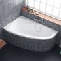 Wanna narożna 150x95.5 cm prawa biała WAEXAQP15WH Excellent Aquaria Comfort zdj.4